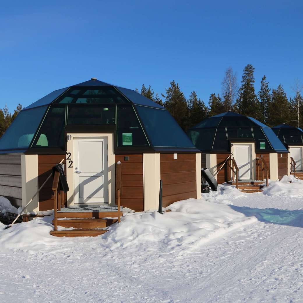 Glass igloos Image of an igloo
