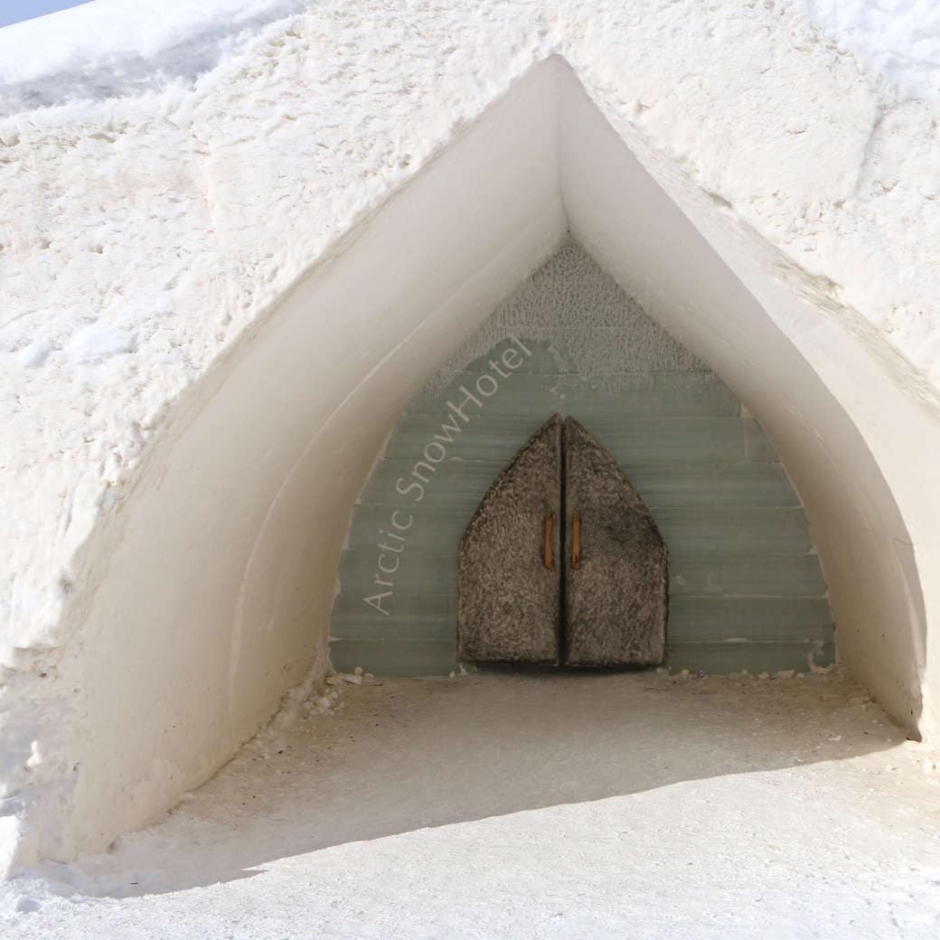 Hotel entrance Image of Arctic Snow hotel