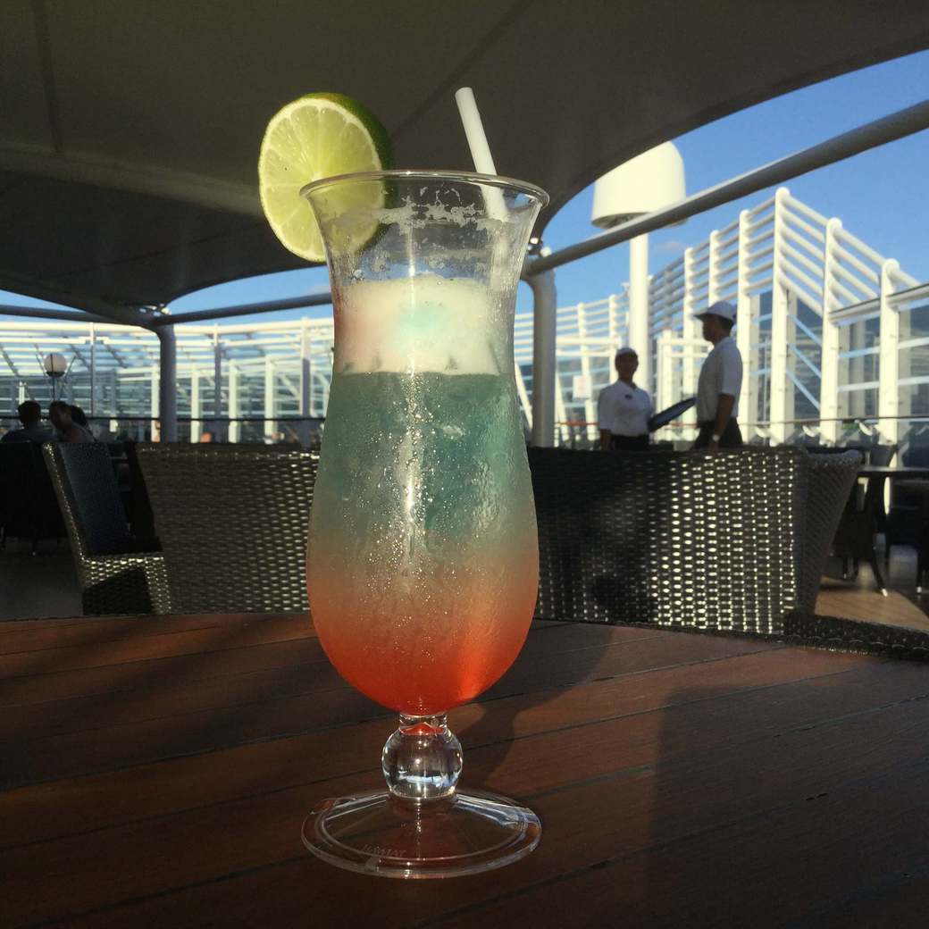 Colourful cocktail Image of a drink