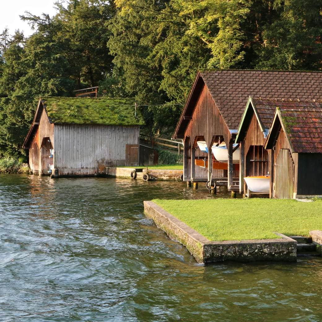 Boat houses Image of boat houses