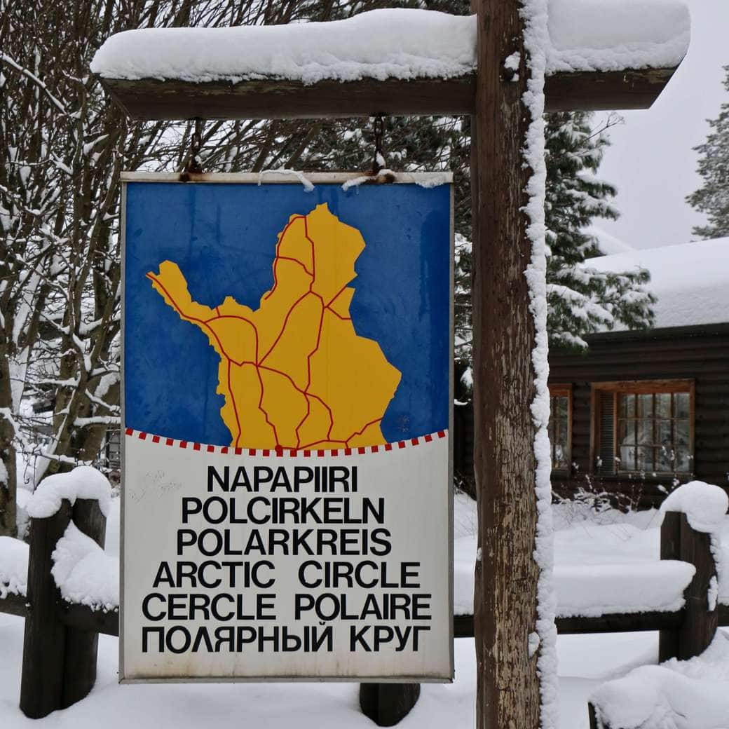 Arctic Circle Image of Arctic Circle sign