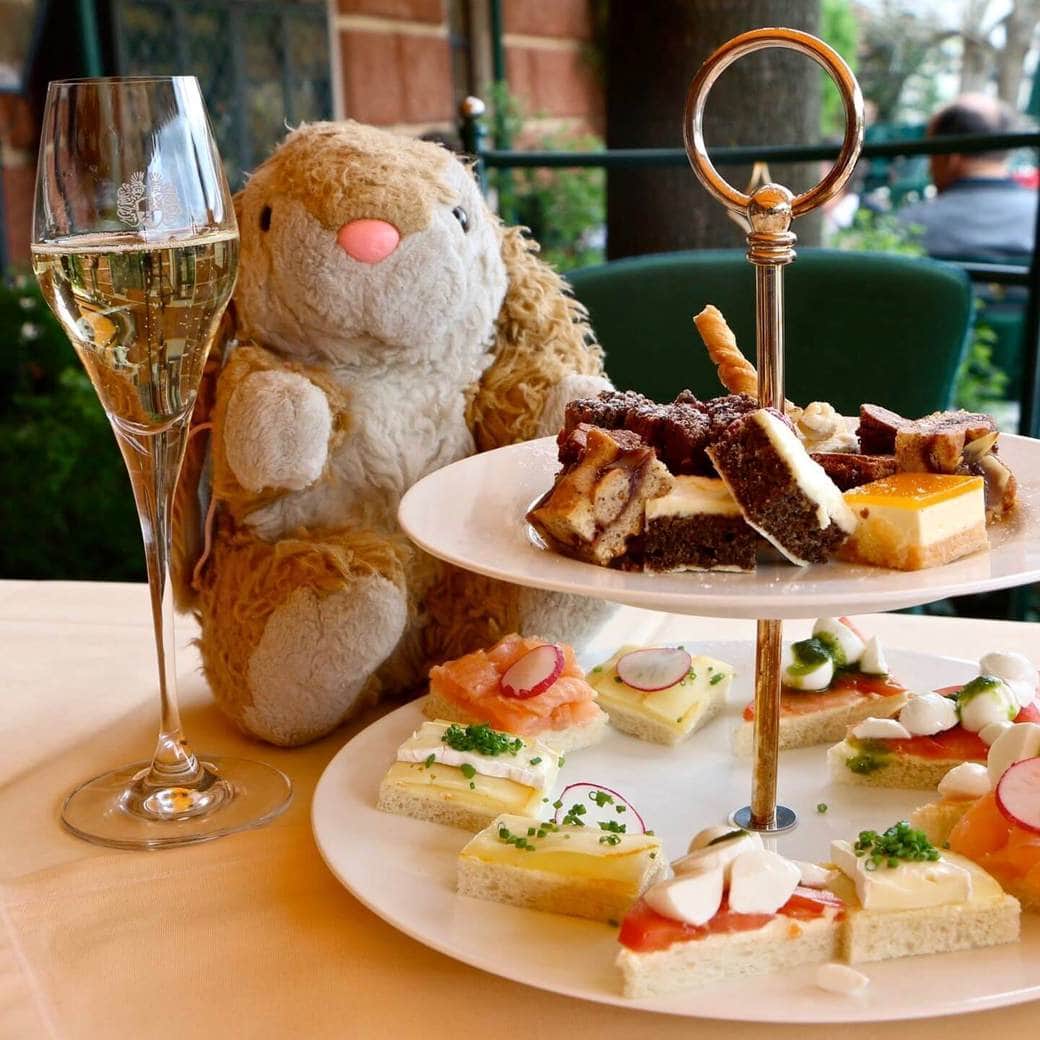Afternoon tea Image of Bunny having afternoon tea