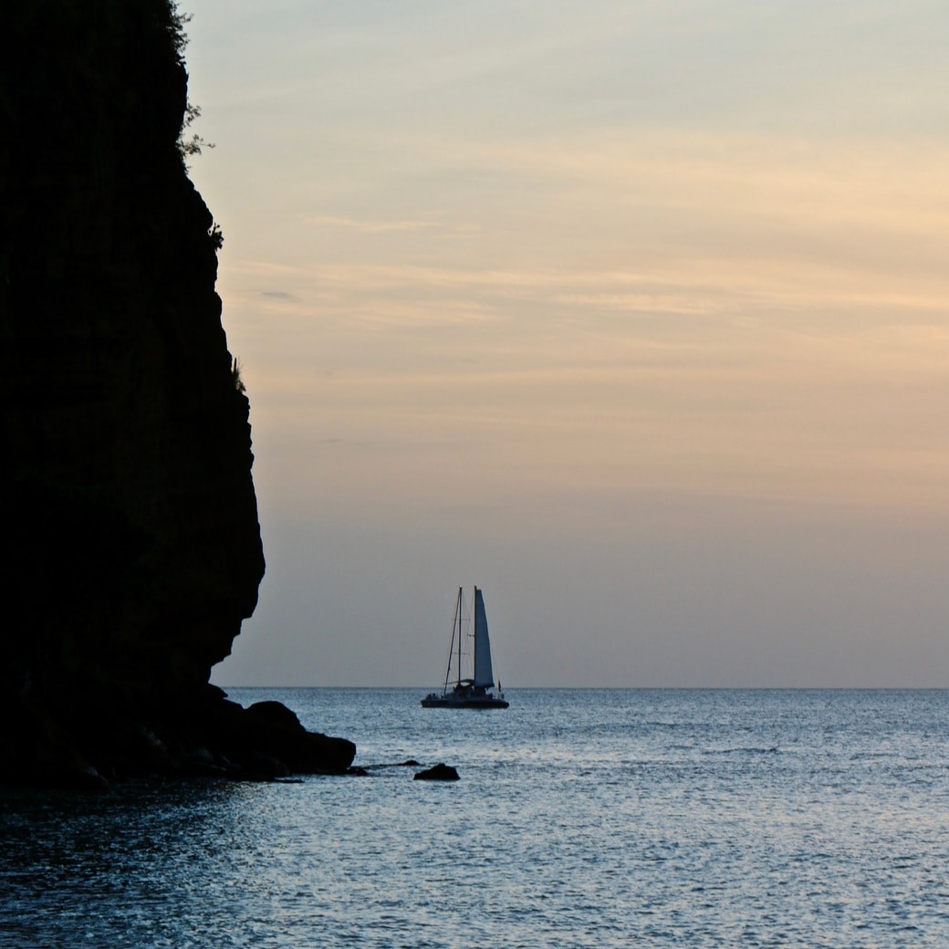 Grenada sunset Image of Grenada at sunset