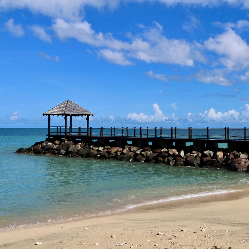 Sandals pier Image of pier at Sandals