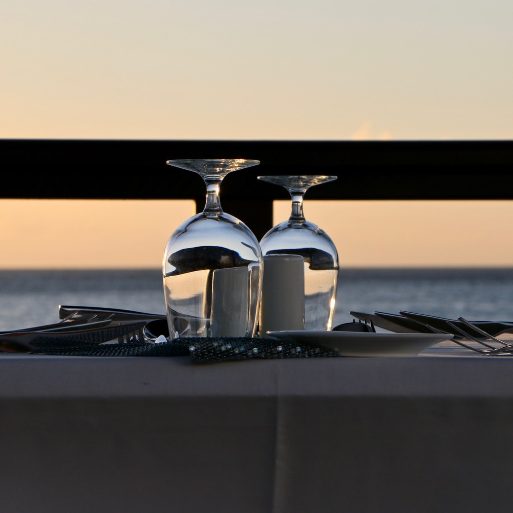 Wedding dinner Image of a table setup