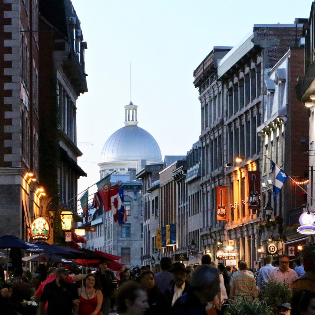 Lively Old Montreal Image of Old Montreal