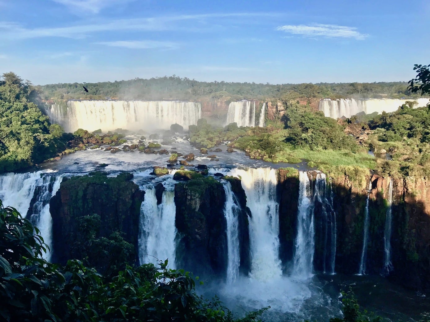 Two-level cascades at Iguazu Falls Image of two-level cascades