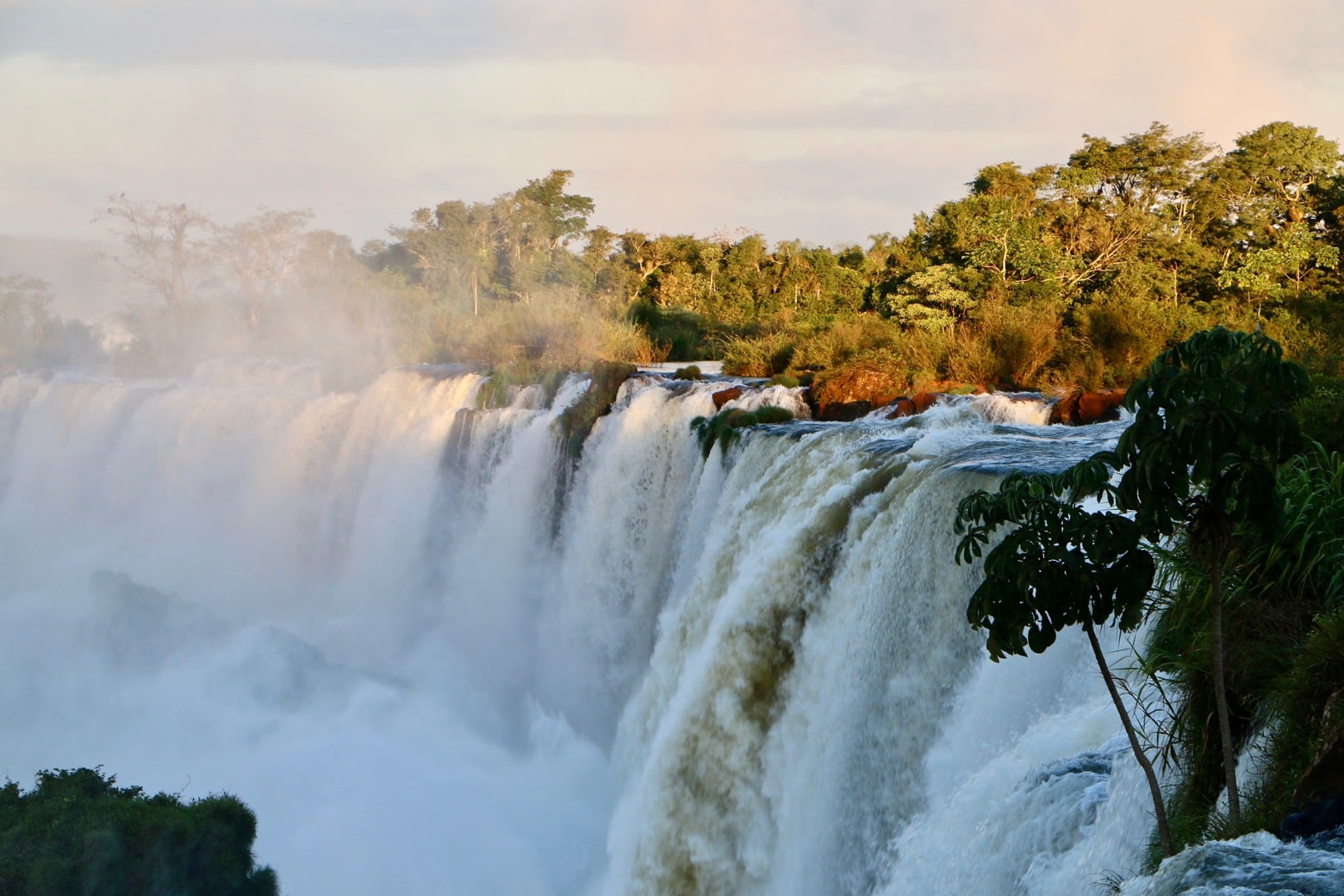 Views on the Upper Trail Image of Iguazu Falls on the Upper Trail