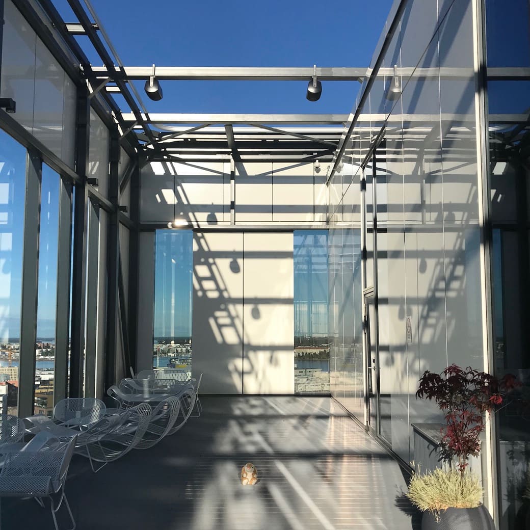 The terrace Image of rooftop terrace