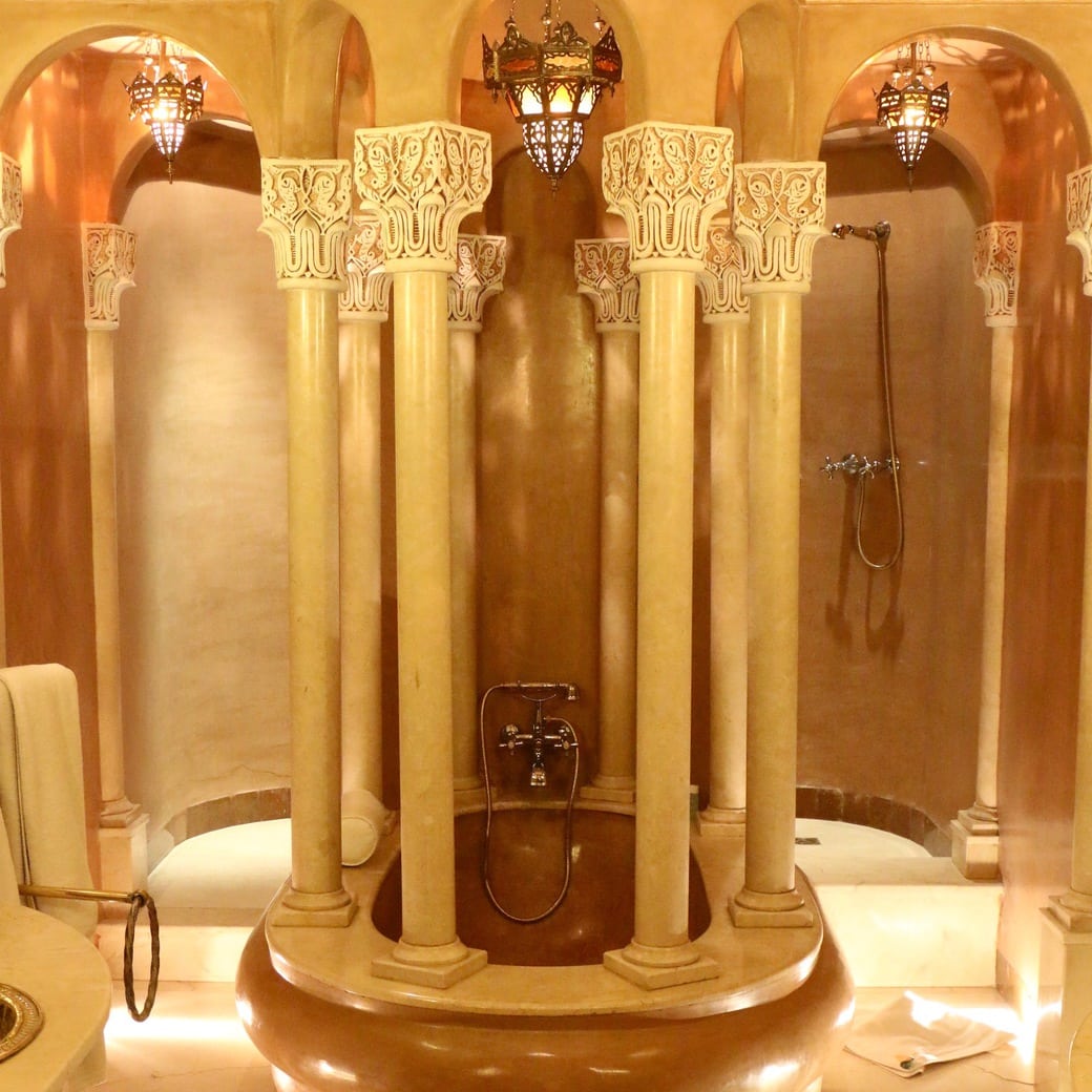 Palatial bathroom Image of La Sultana bathroom