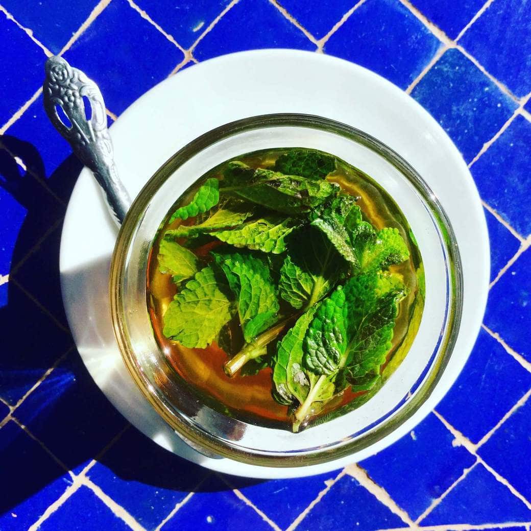 Sweet tea Image of sweet Moroccan tea