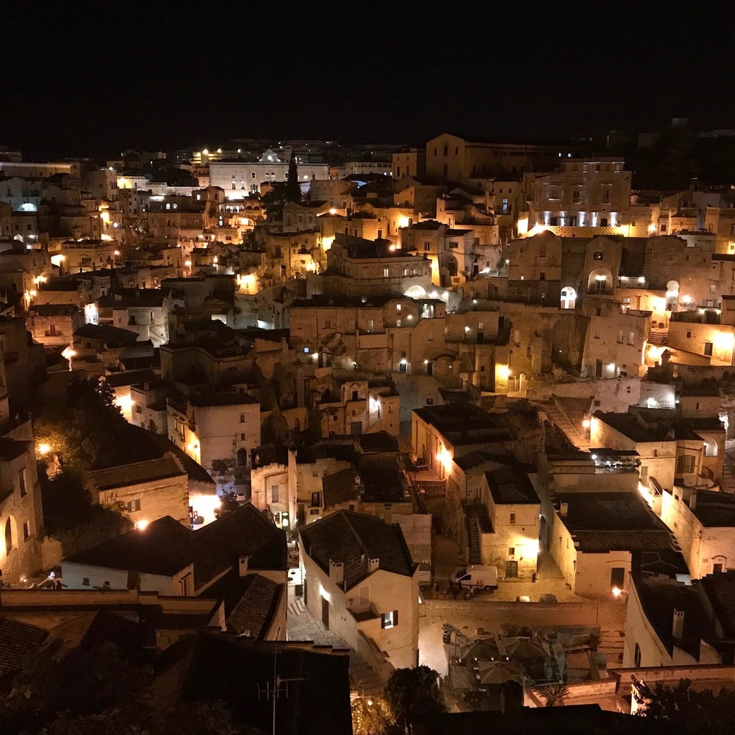 Matera by night Image of Matera by night