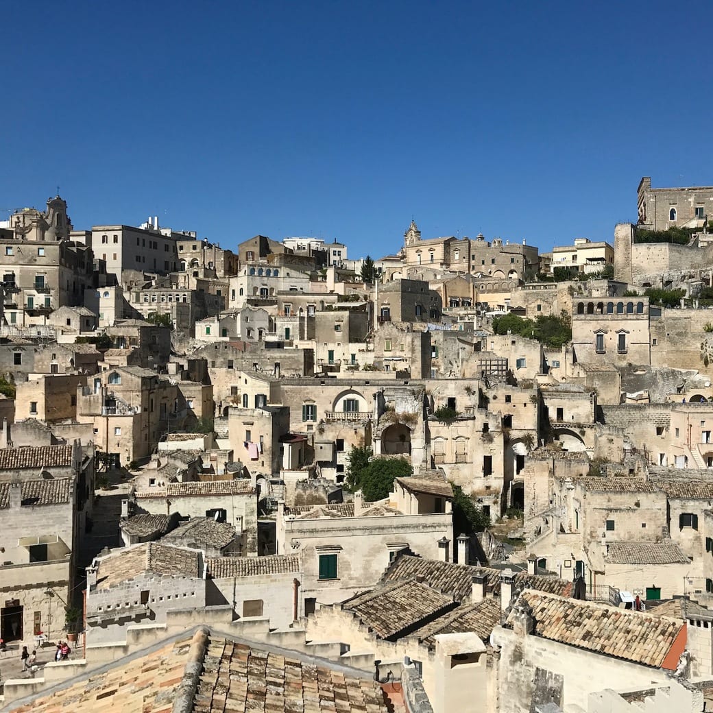 Matera rooftops Image of Matera rooftops