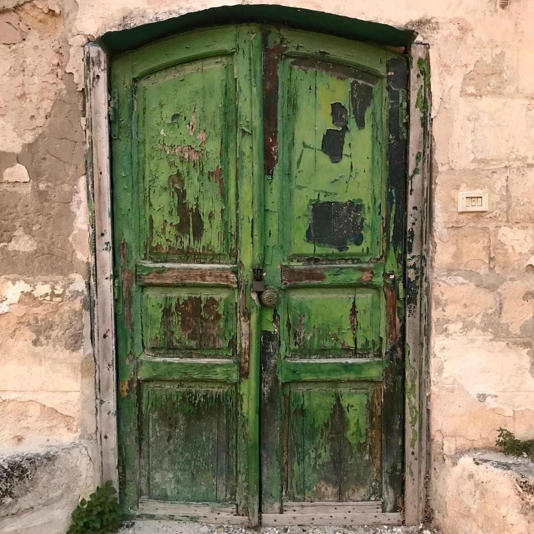 Rustic charm Image of Matera door
