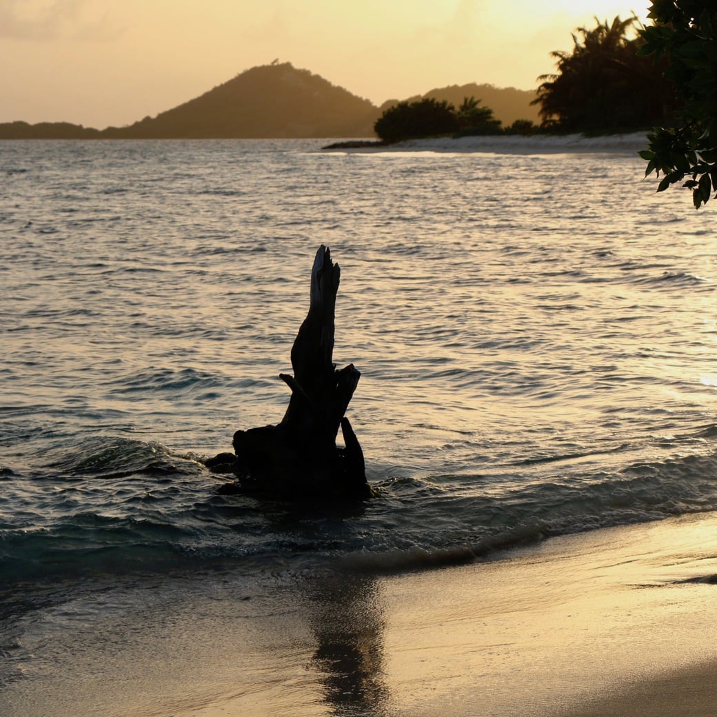 Sunset Image of sunset on Sandy Island