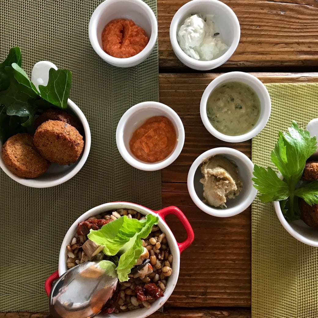 Vegetarian lunch Image of vegetarian lunch