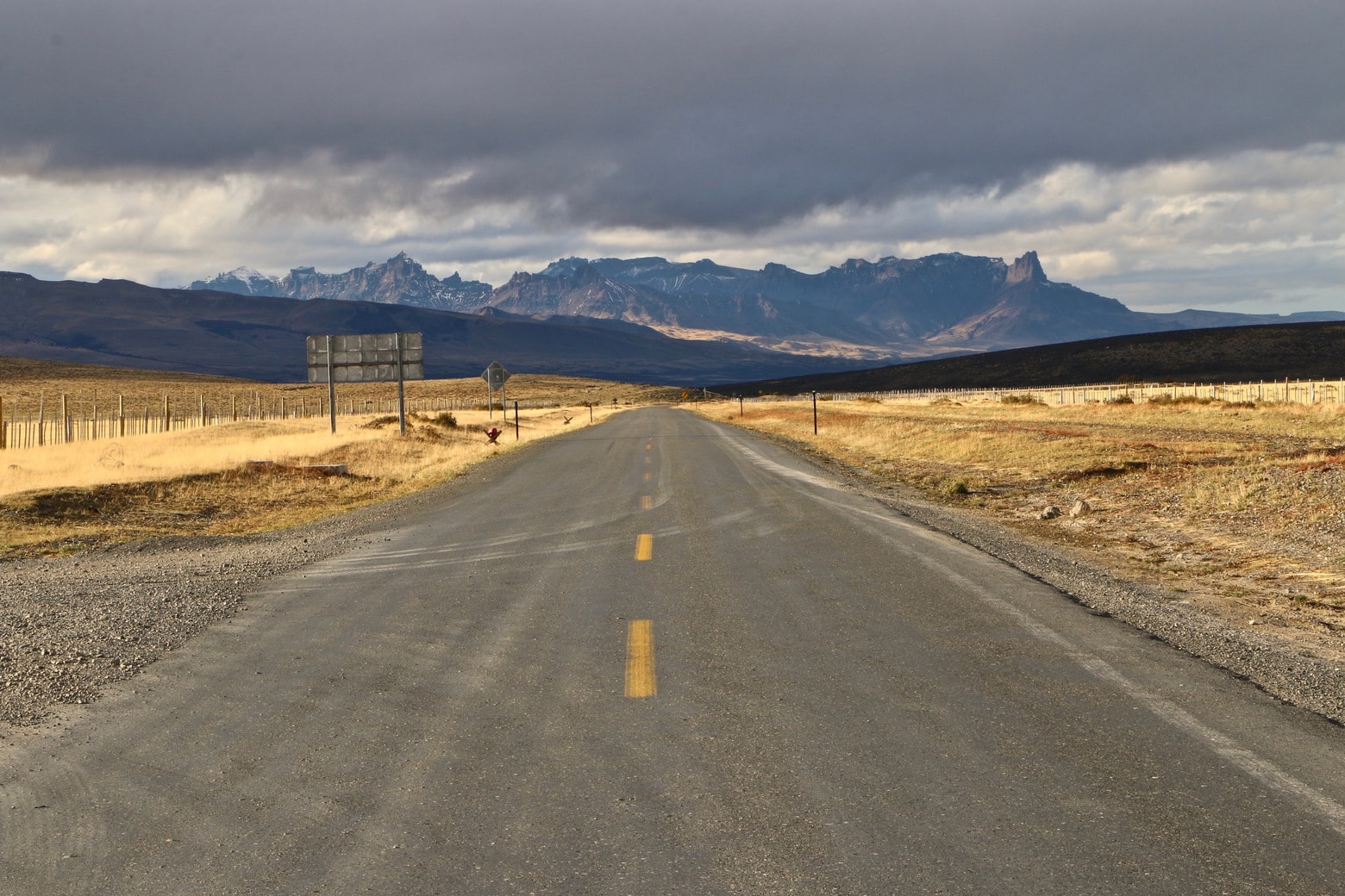 On the road Image of the road in Patagonia