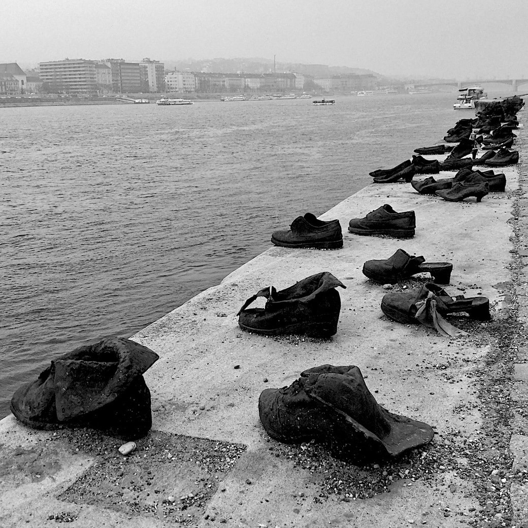 Shoes on the Danube Bank Image of shoes