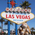 Bunny at Las Vegas sign