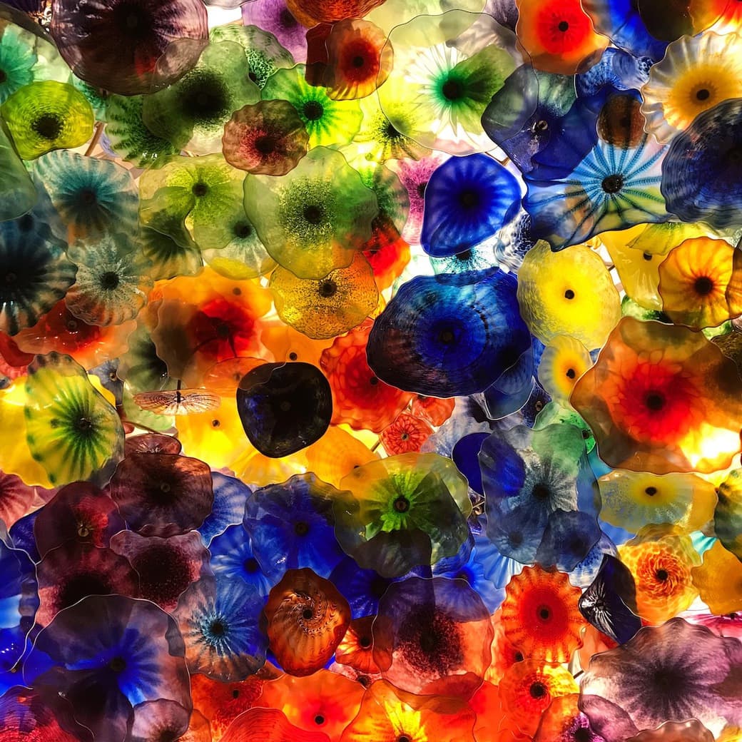 Bellagio decorations Detail from Bellagio lobby