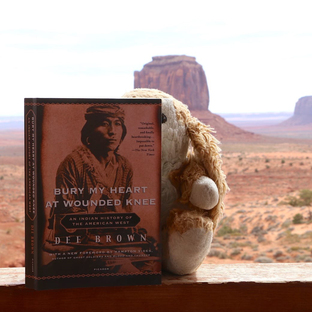 Bunny's book tip Bunny's reading material in Monument Valley