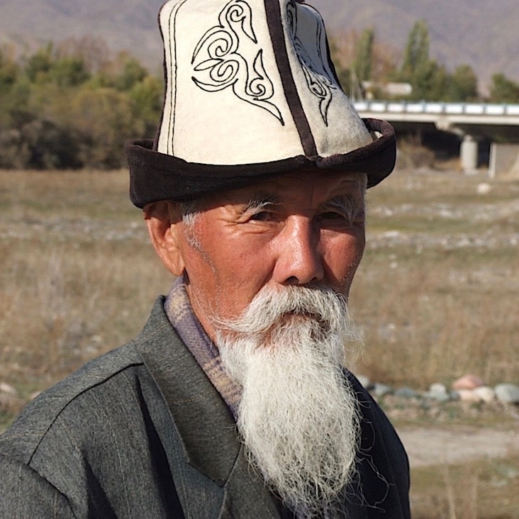Kyrgyz man Elderly Kyrgyz man