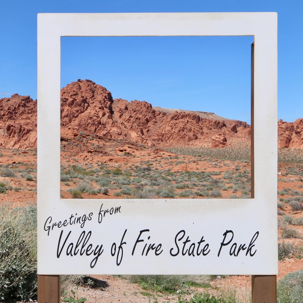 Valley of Fire entrance Valley of Fire, Nevada