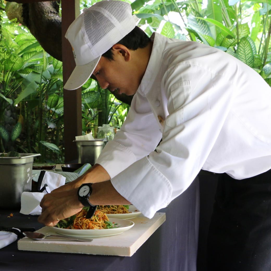 Chef at work Bunny's cooking course chef