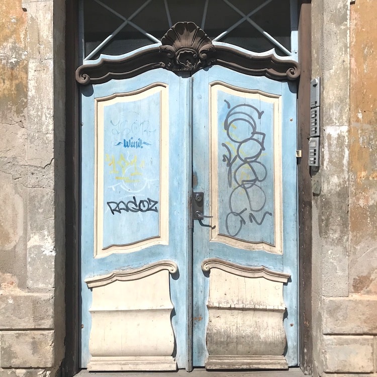 Doors of Tallinn Shabby beauty of Tallinn