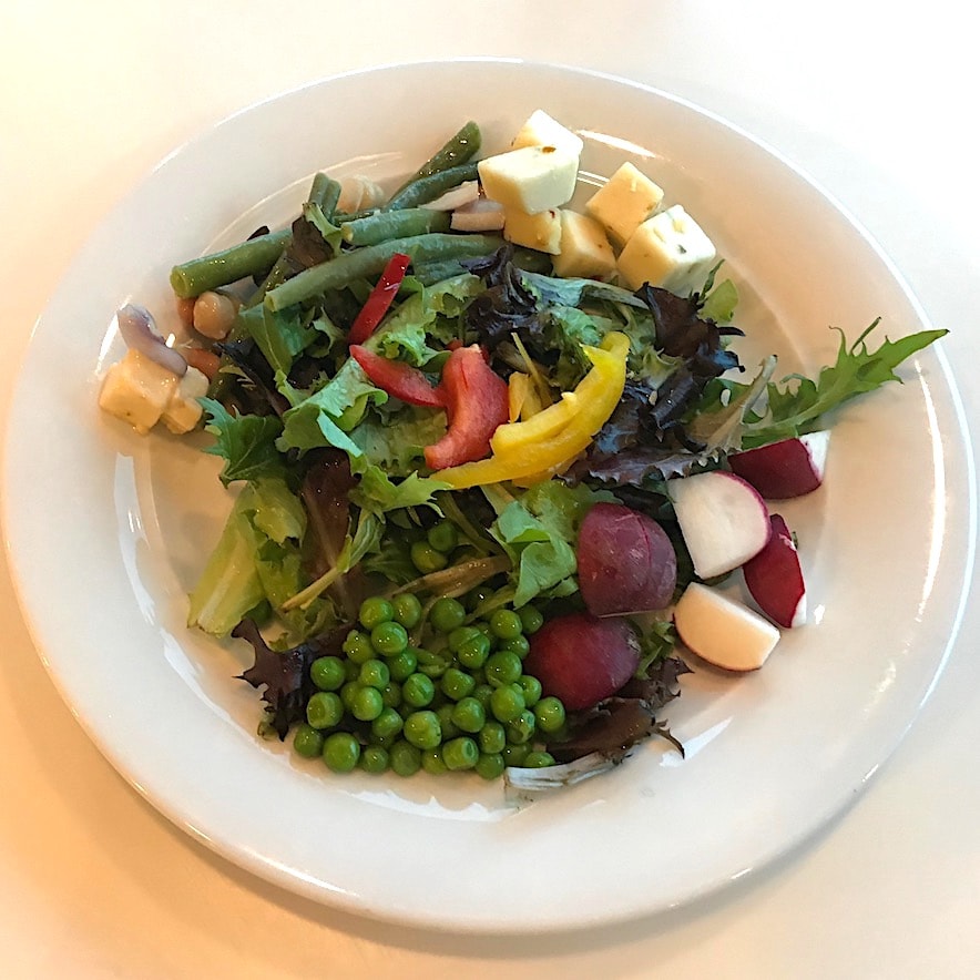 Healthy lunch Fresh salad at buffet