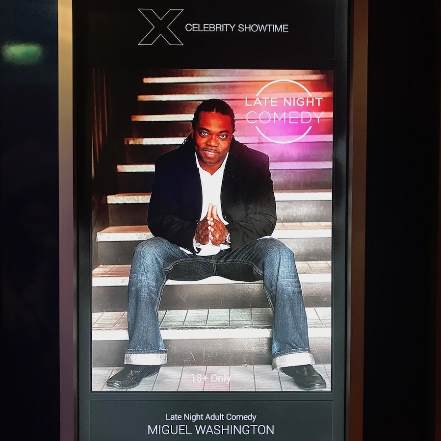 Late night comedy Miguel Washington