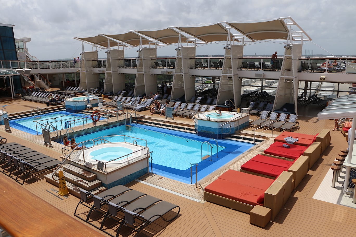 Pool deck Nice and quiet at the pool deck