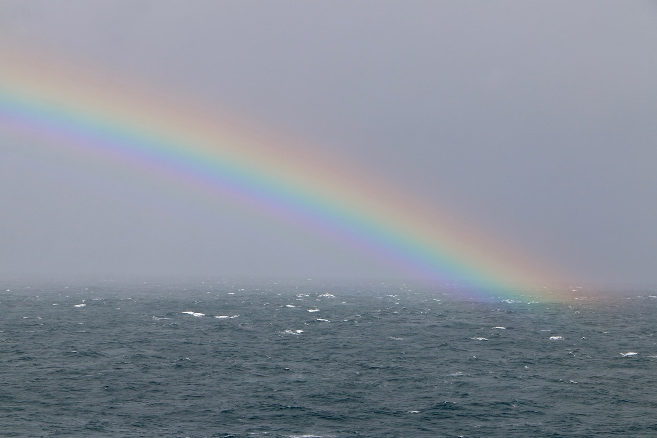Rainbow Bad weather but lovely rainbow