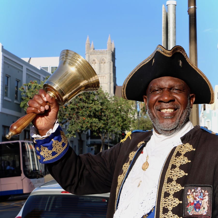 Town crier Bunny met a town crier in Hamilton