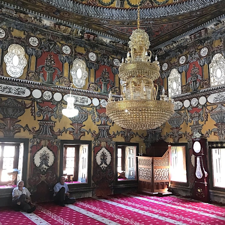 Tetovo Mosque Inside the beautiful Painted Mosque