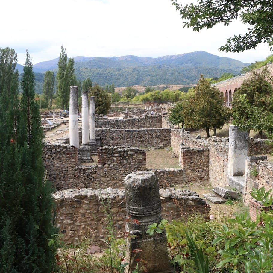 Ancient city Ruins of an ancient city