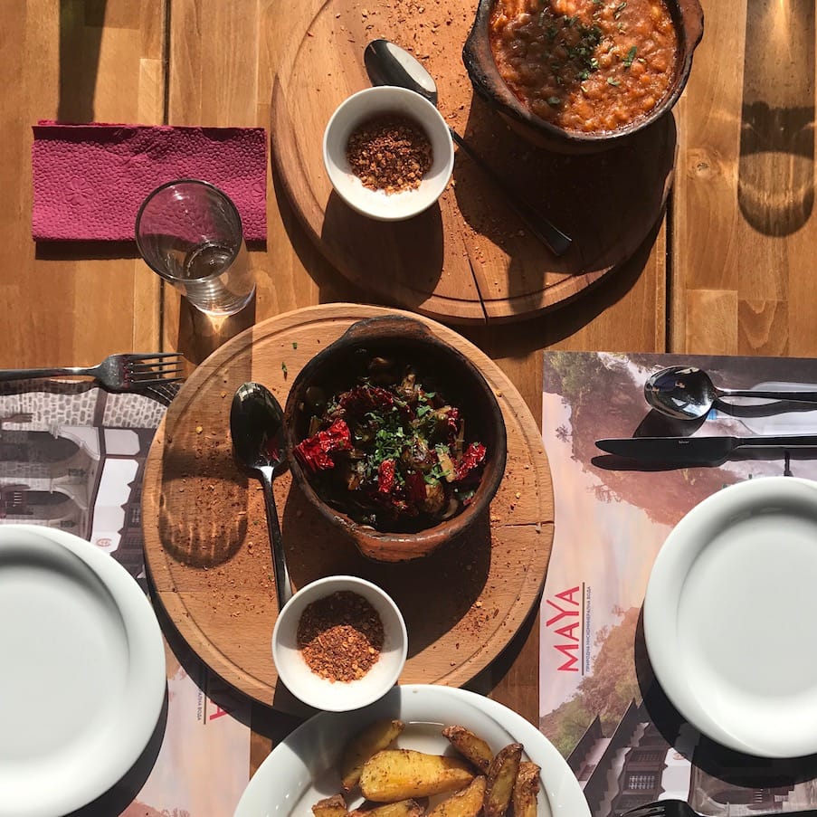 Excellent food Vegetarian food at House of the Mijaks