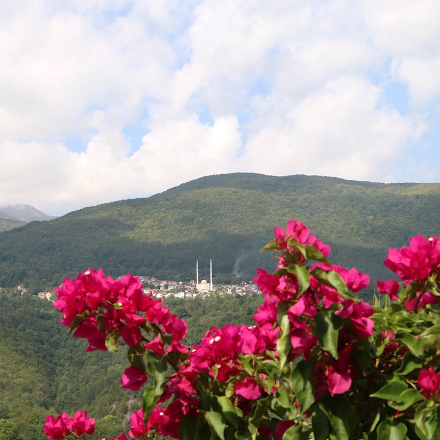 Mavrovo villages View from Bigorski Monastery