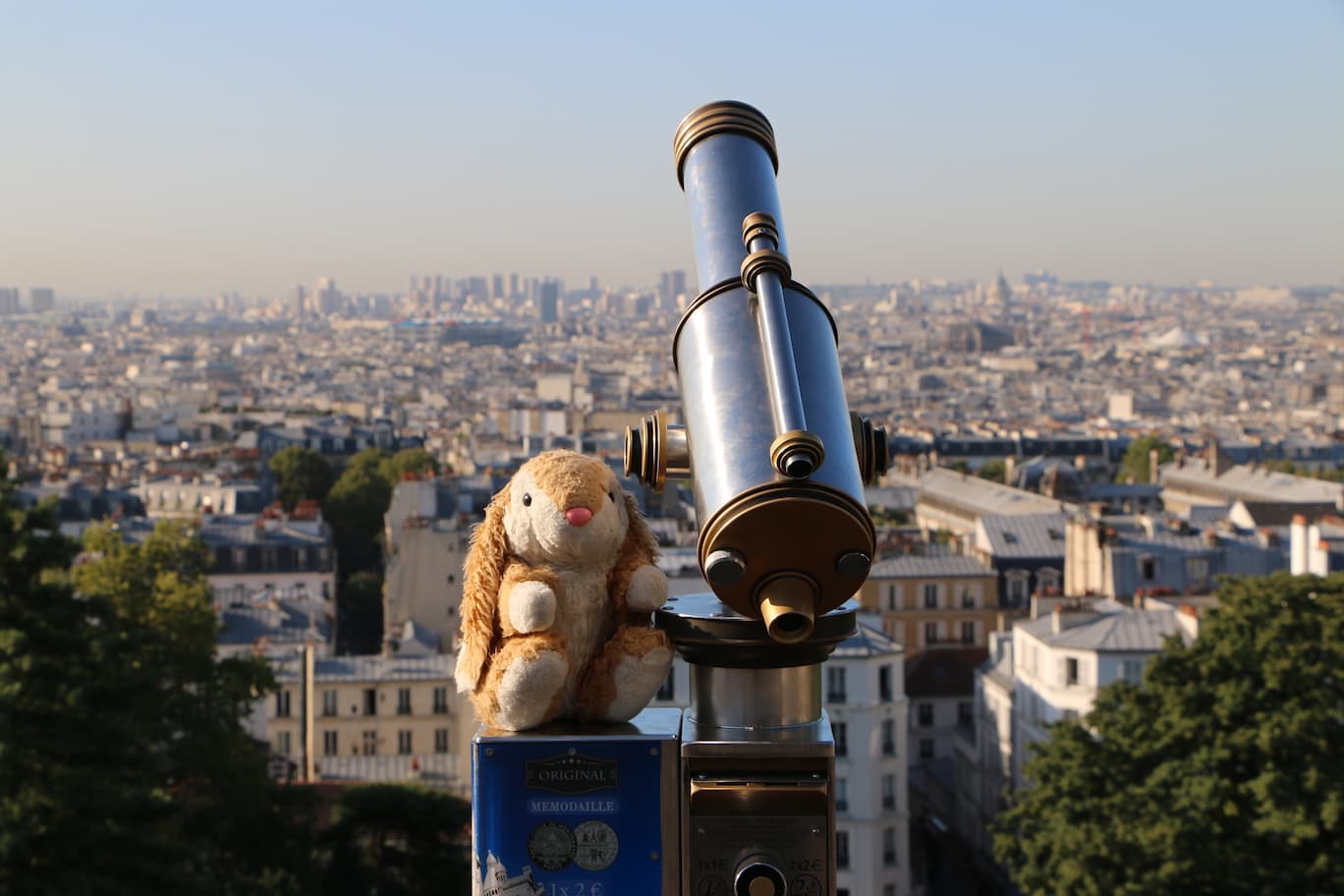 Paris view Observing Paris from Sacré Coeur