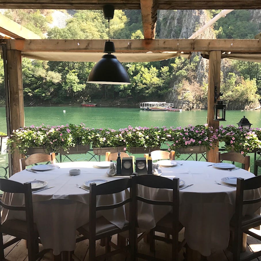 Restaurant with a view Lovely restaurant at Canyon Matka Hotel