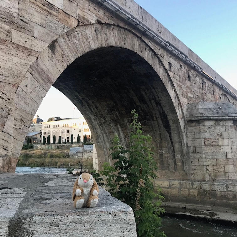 Under the bridge Exploring Skopje