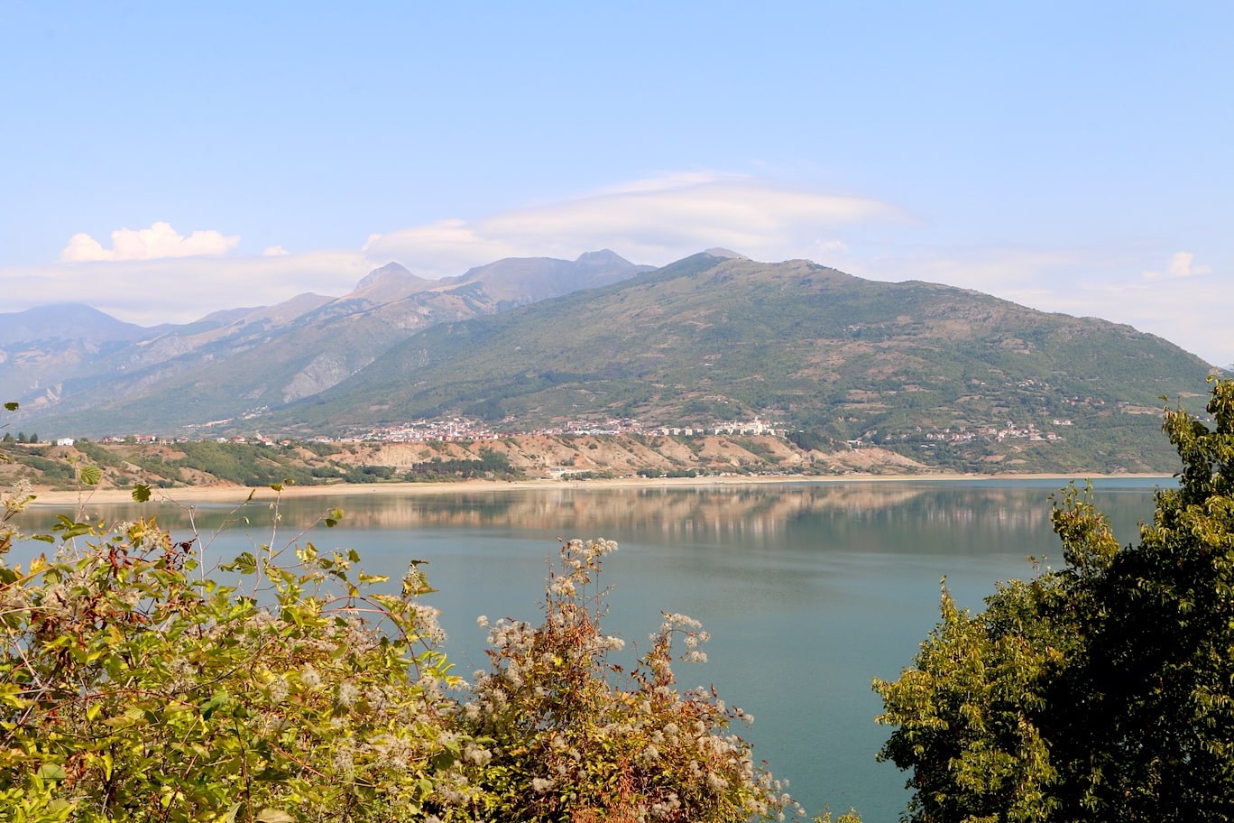 View of Debar Views along the Black Drin river