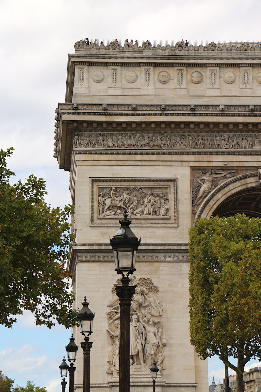 Arc de Triomphe Arc de Triomphe closeup
