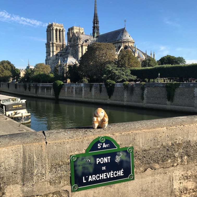 Notre Dame selfie Early morning stroll