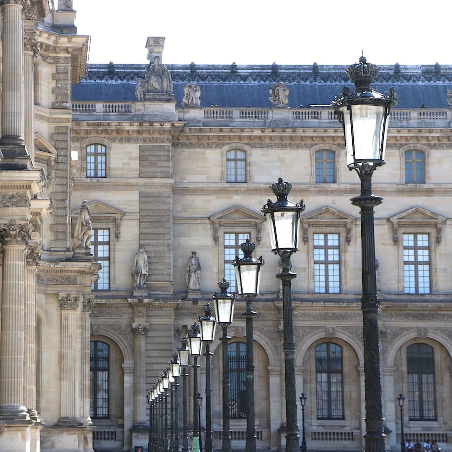 Paris lanterns Paris street view