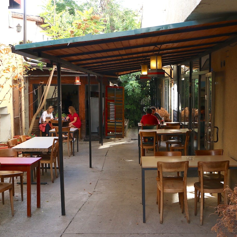 Babaganoush Al fresco dining at Babaganoush