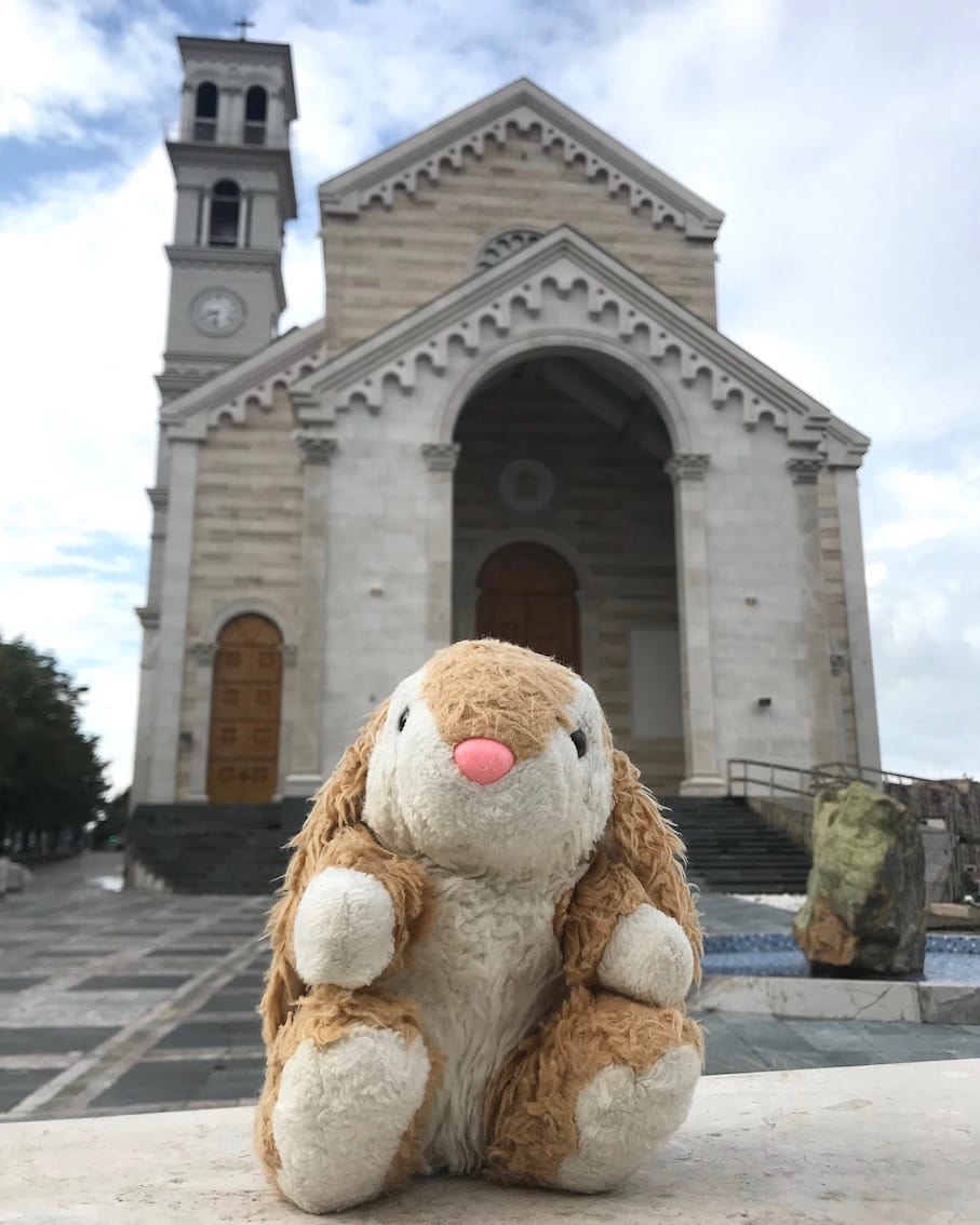 Pristina Cathedral Bunny in Pristina