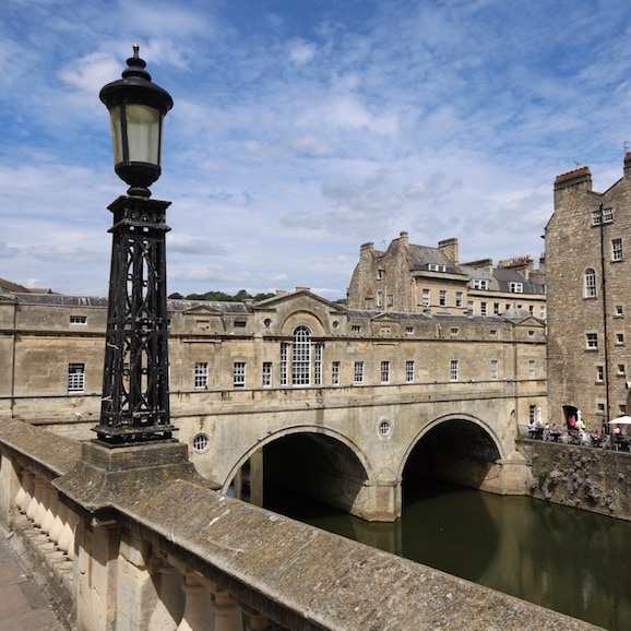Pulteney Bridge Bath's most famous bridge
