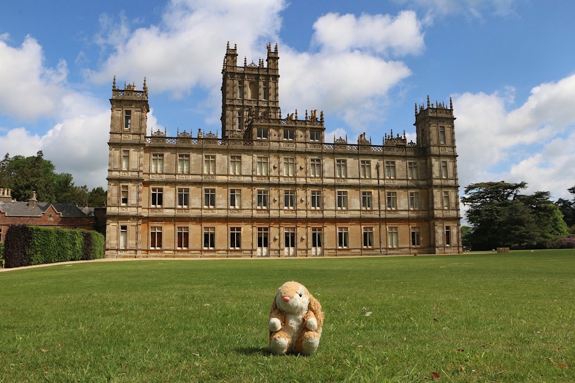 Downton Abbey Bunny at Highclere Castle