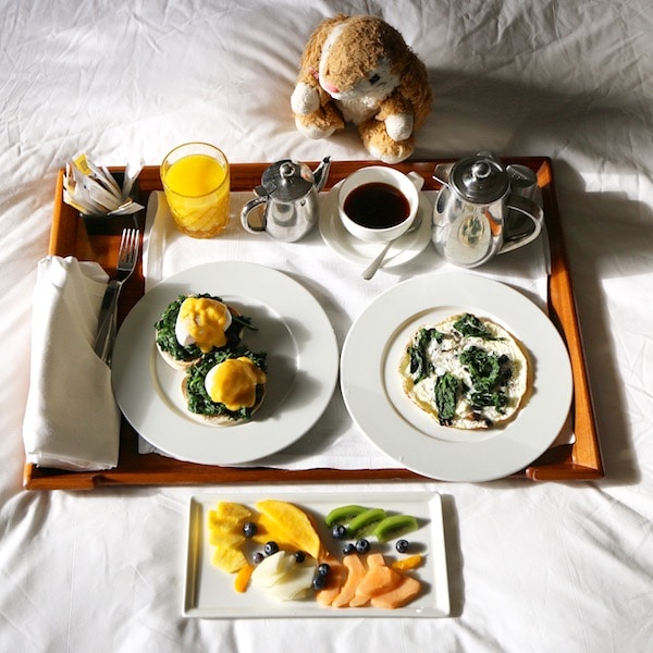 Room service Breakfast at The Hari